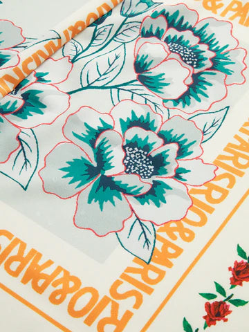 Semestertryck Asymmetrisk Mini Kjol