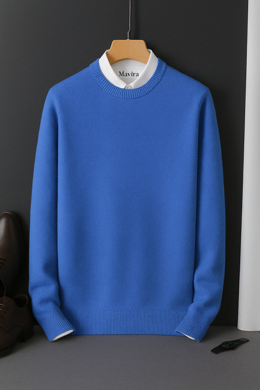 Thierry | Cashmere Tröja med Rund Hals