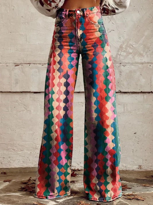 Bohemian Dream | Vintage utsvängda byxor