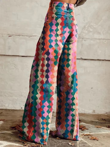 Bohemian Dream | Vintage utsvängda byxor