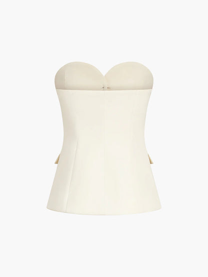 Knäppning Sweetheart Top