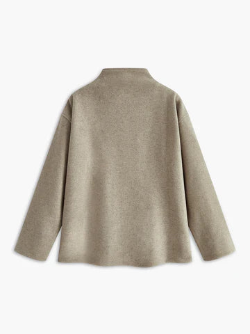 Oversized knapp-ner jacka