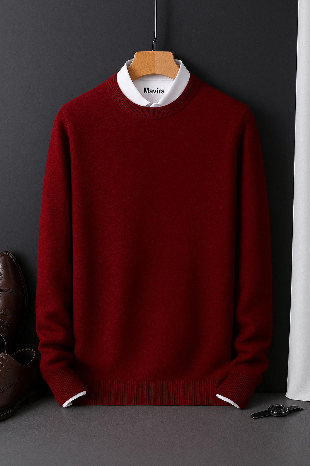 Thierry | Cashmere Tröja med Rund Hals