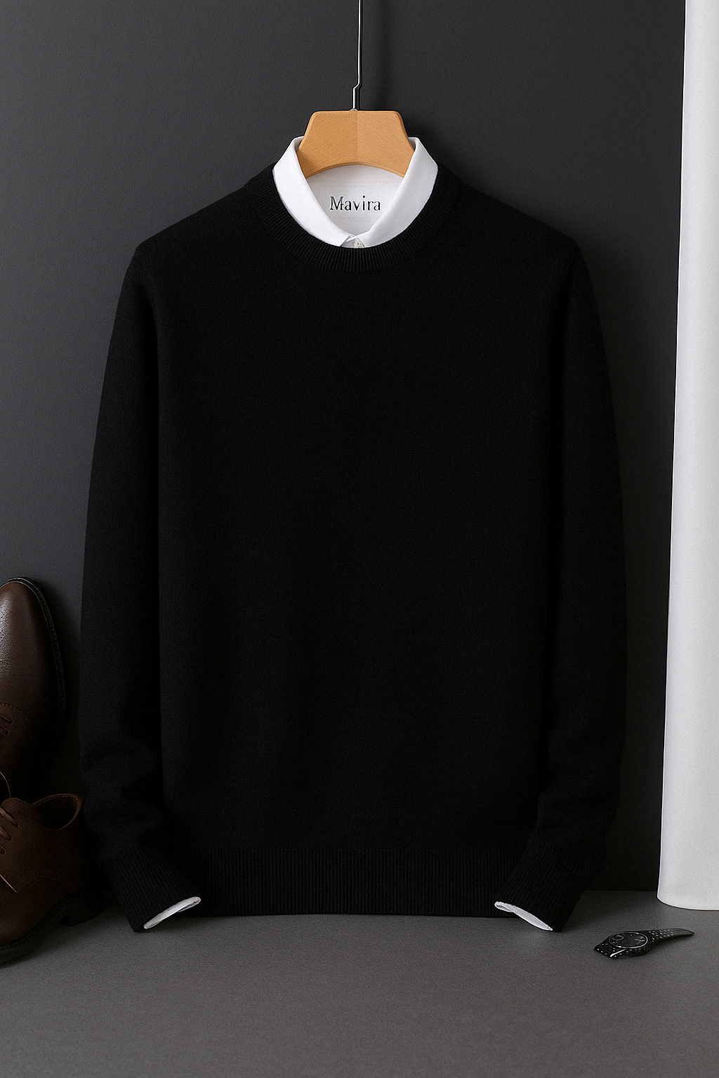 Thierry | Cashmere Tröja med Rund Hals