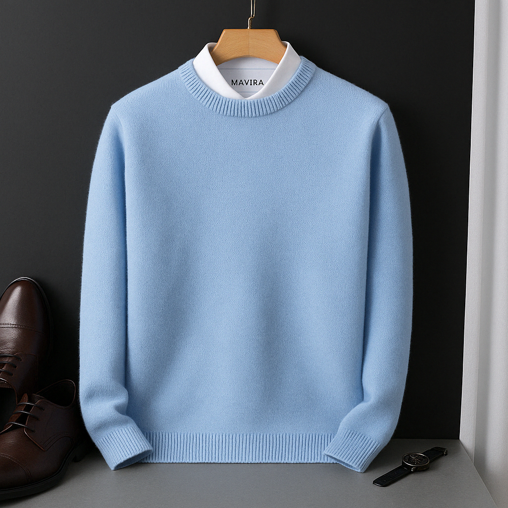Thierry | Cashmere Tröja med Rund Hals