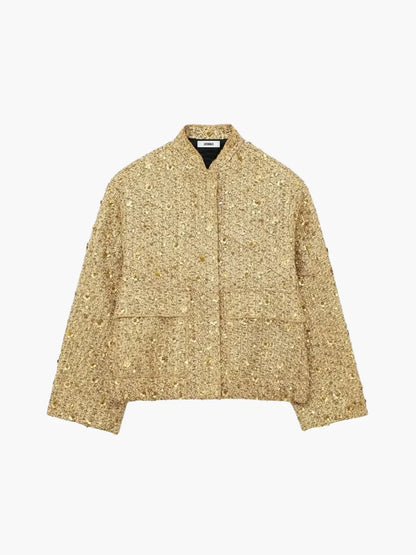 Glam Sequin Oversized Statement Jacka