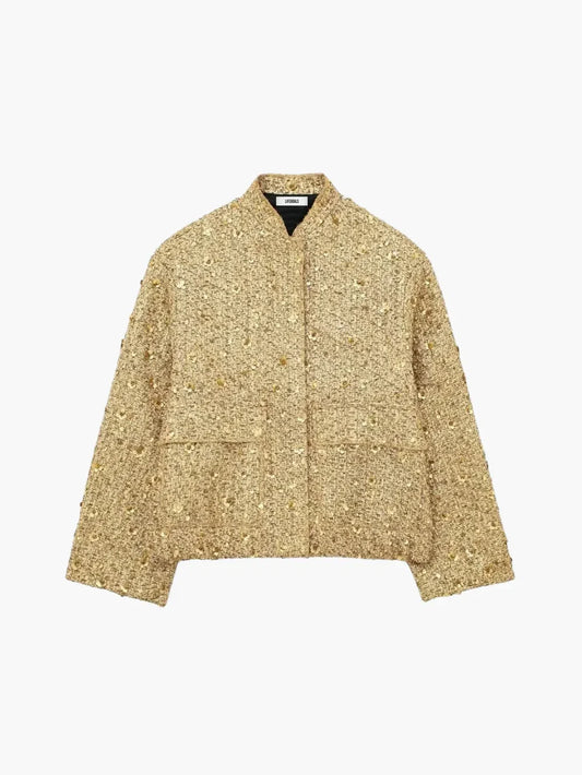 Glam Sequin Oversized Statement Jacka